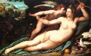 ALLORI Alessandro Venus and Cupid oil painting